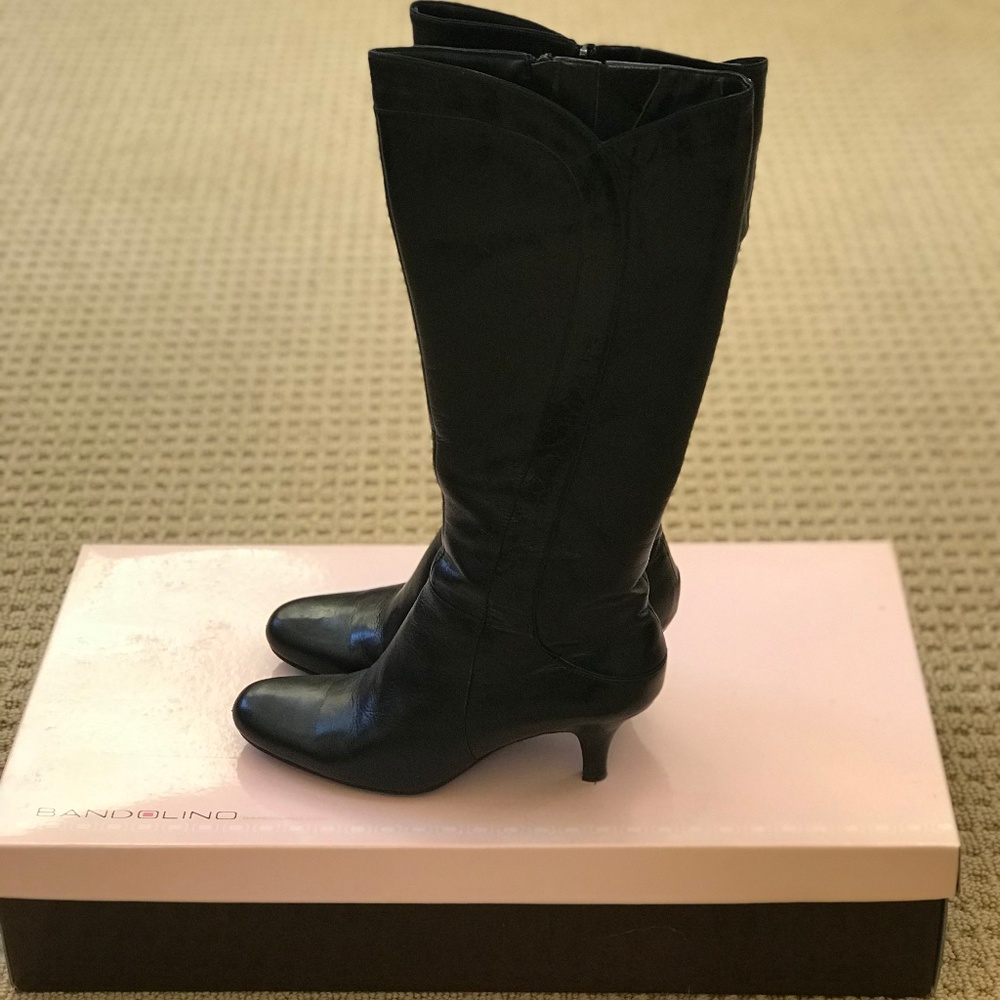 Bandolino Black Leather Boots